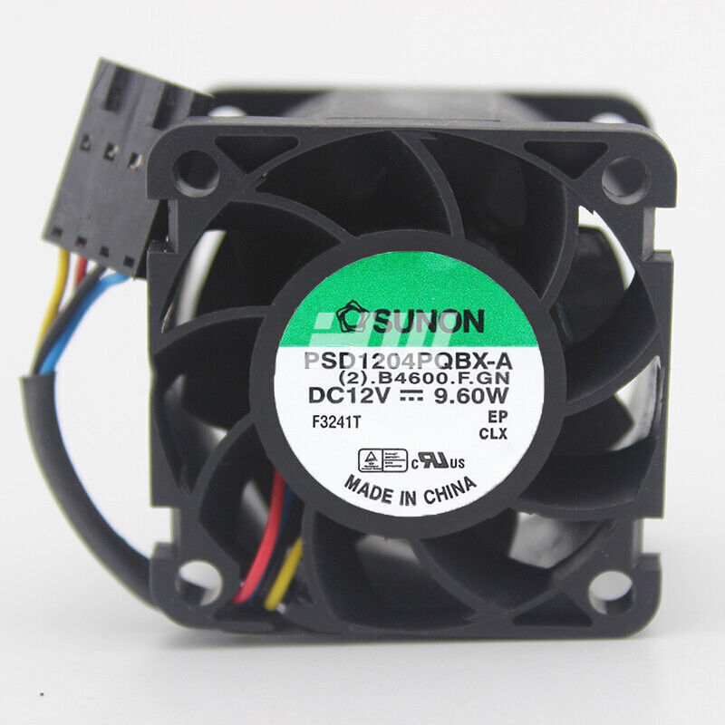 SUNON PSD1204PQBX-A fan 40*40*28mm 4pin 4cm 9.6W 12V
