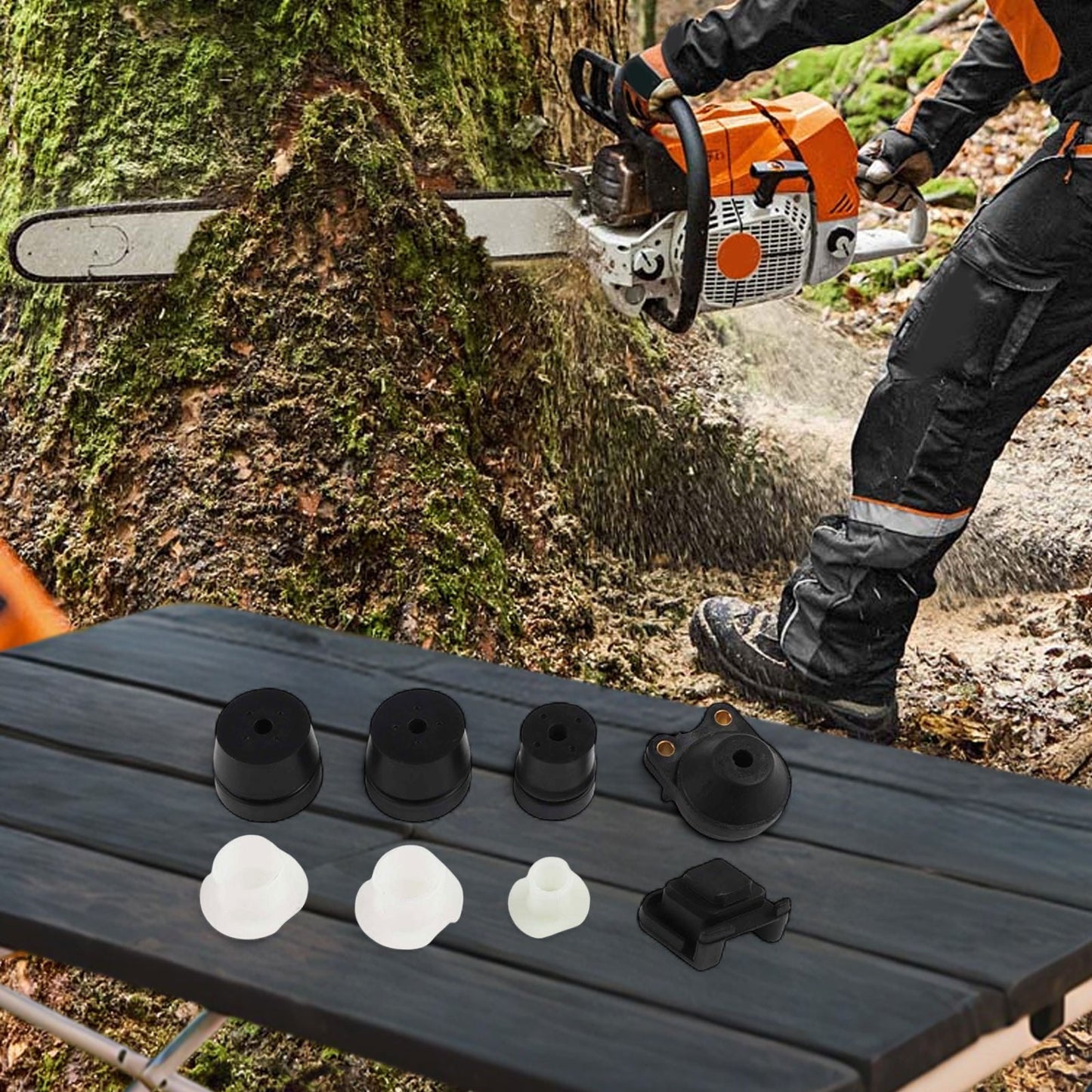 Cost effective Rubber Mount Buffer Set for Chainsaw MS440 MS460 046 044