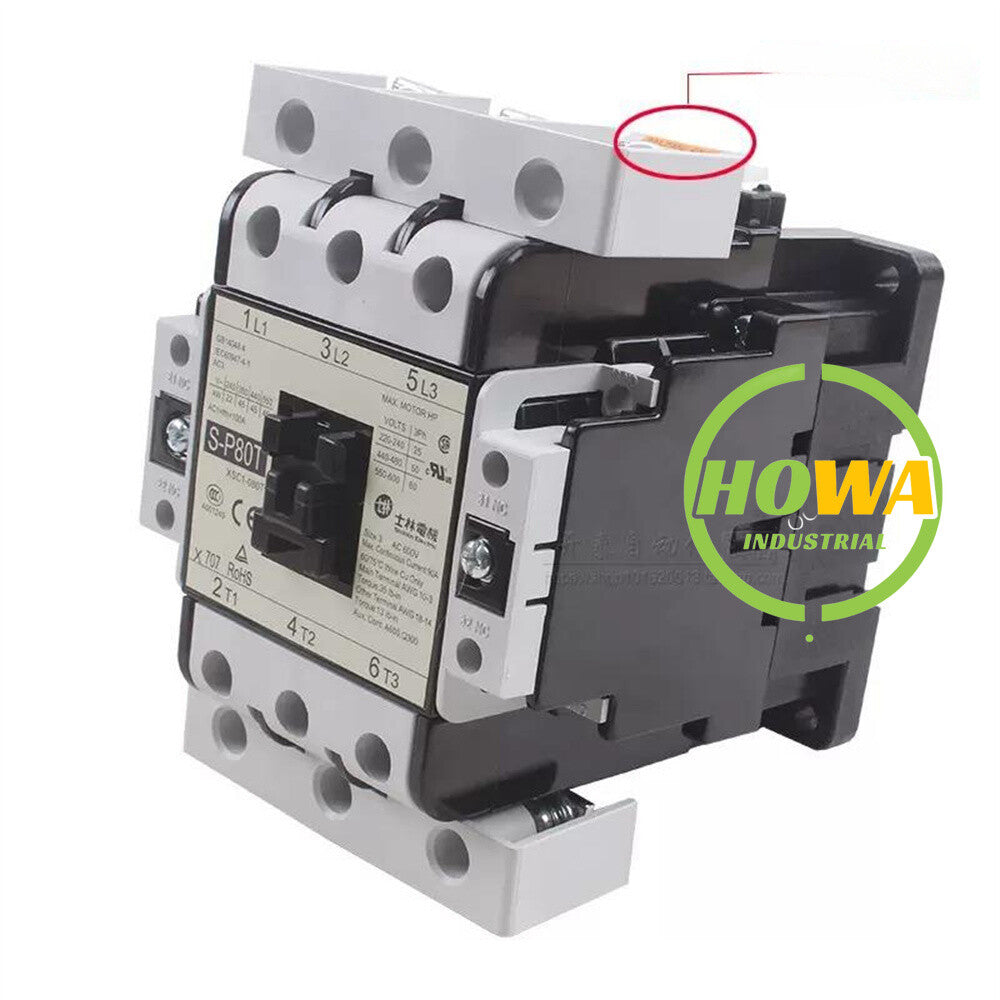 1/piece  Shihlin SP Series AC Contactor S-P80T Coil Voltage AC220V