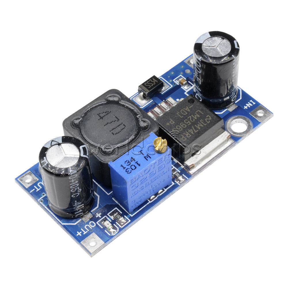 10PCS DC-DC 4V-35V 1.23V-30V LM2596 Power Supply Buck Step down Converter Module