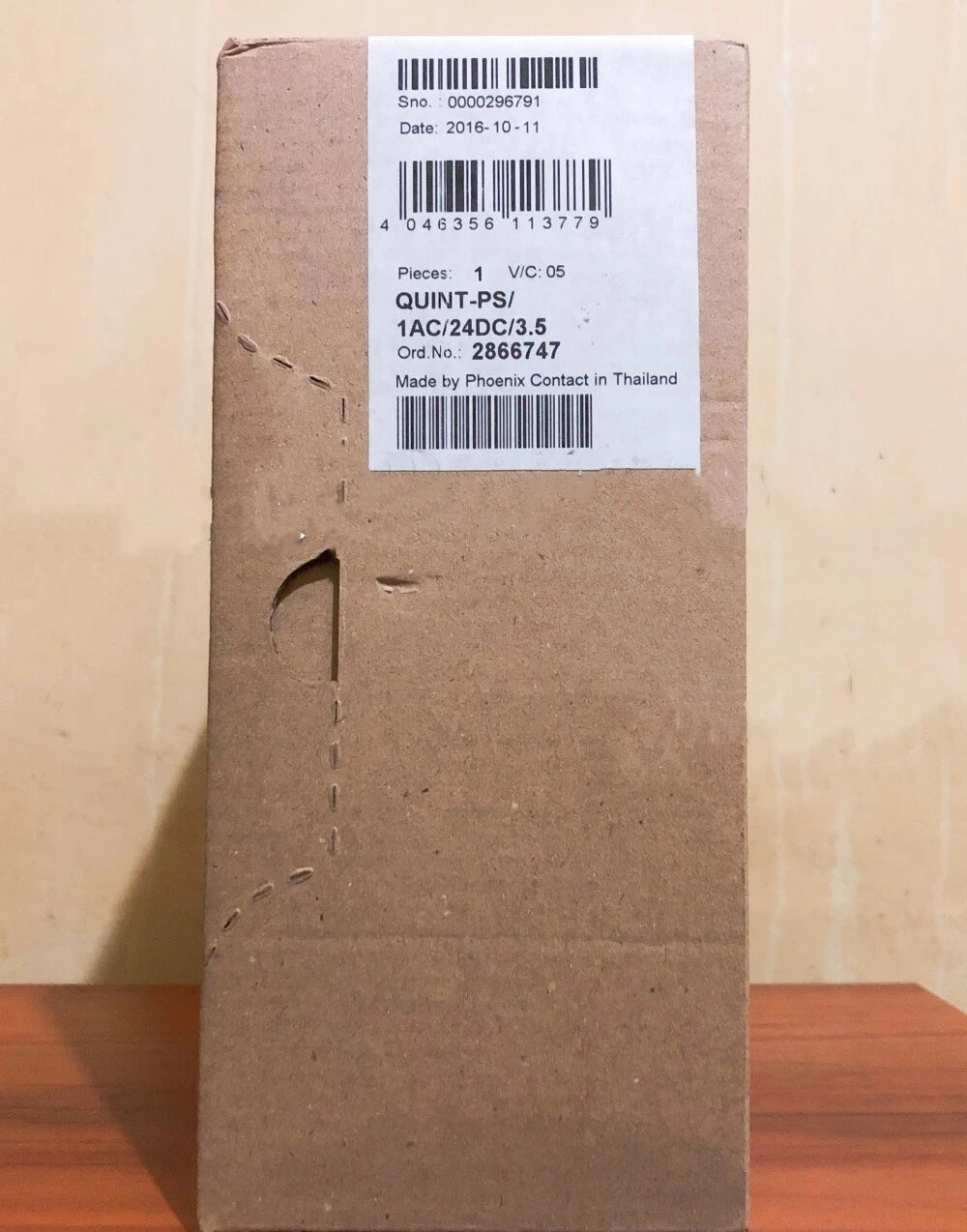 PHOENIX CONTACT Power Supply Unit QUINT-PS/1AC/24DC/3.5 2866747 #P