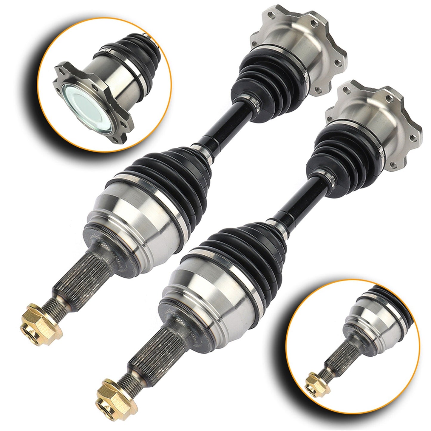 Front  for Chevrolet Silverado 1500 GMC Sierra 1500 5.3L 1999-2006 2pcs CV Axles