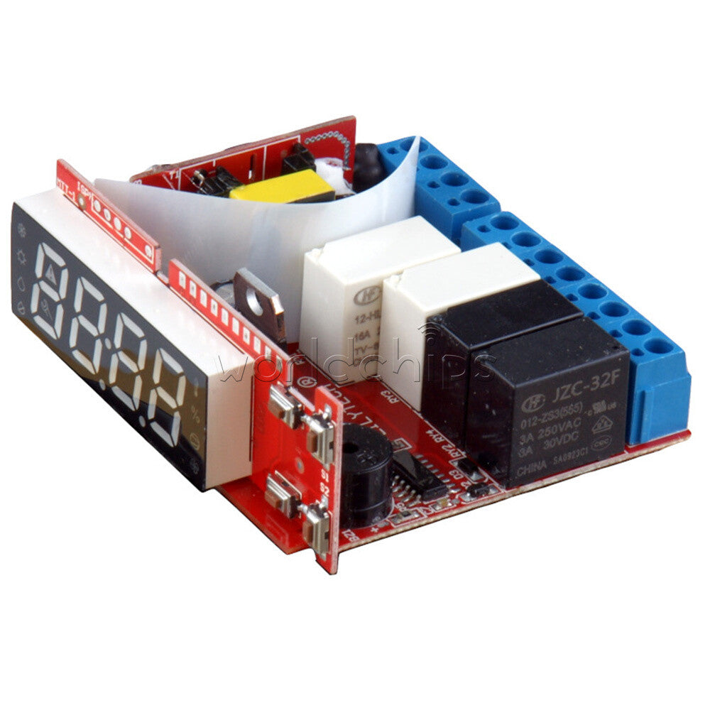 Temperature Humidity Incubator Controller ZL-7801C AC100V-240V Dual 16A Outputs