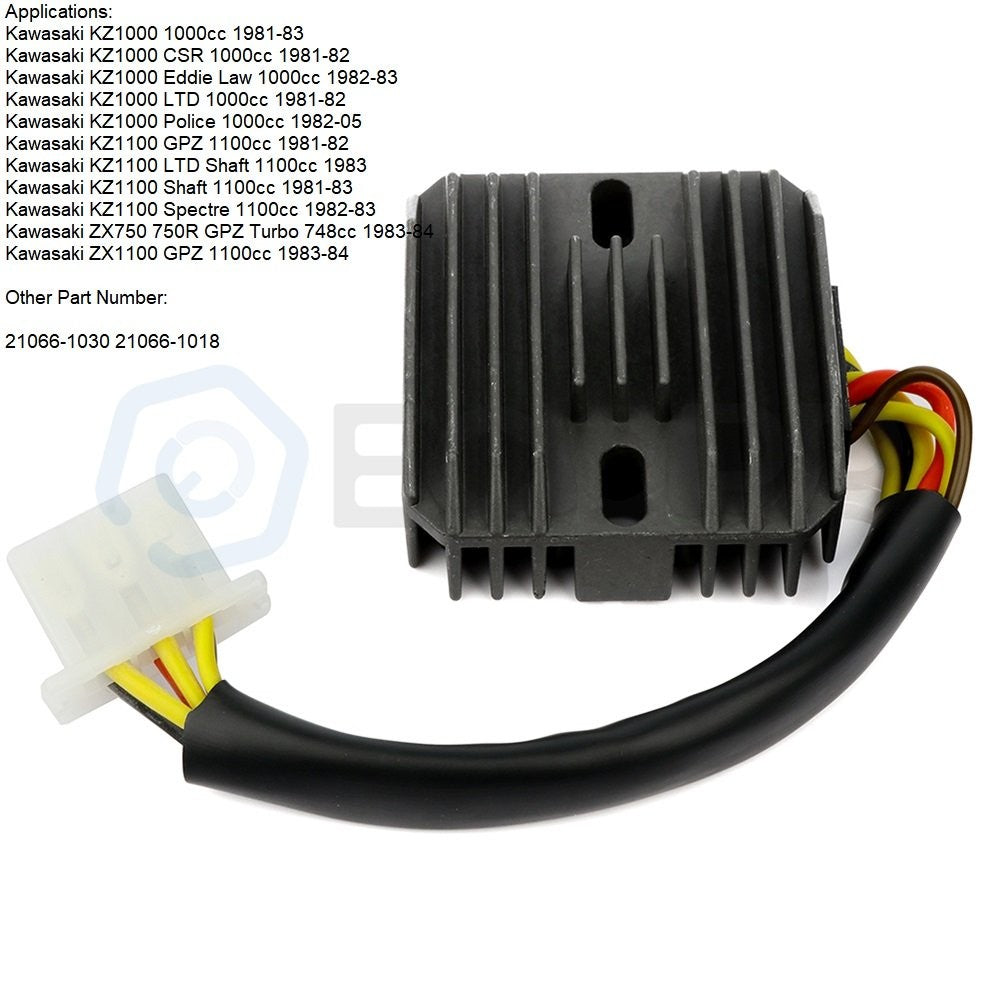 ECCPP 2Pcs Regulator Rectifier Fits KAWASAKI 21066-1030 21066-1018