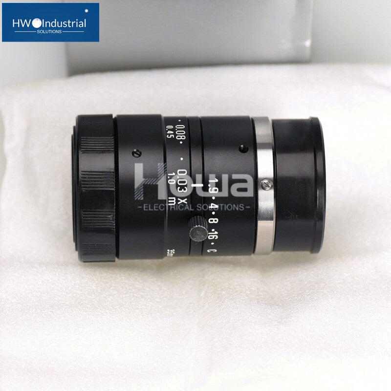1PC U-TRON FV3519 FA Fixed Focus Industrial Lens 35mm 1:1.9