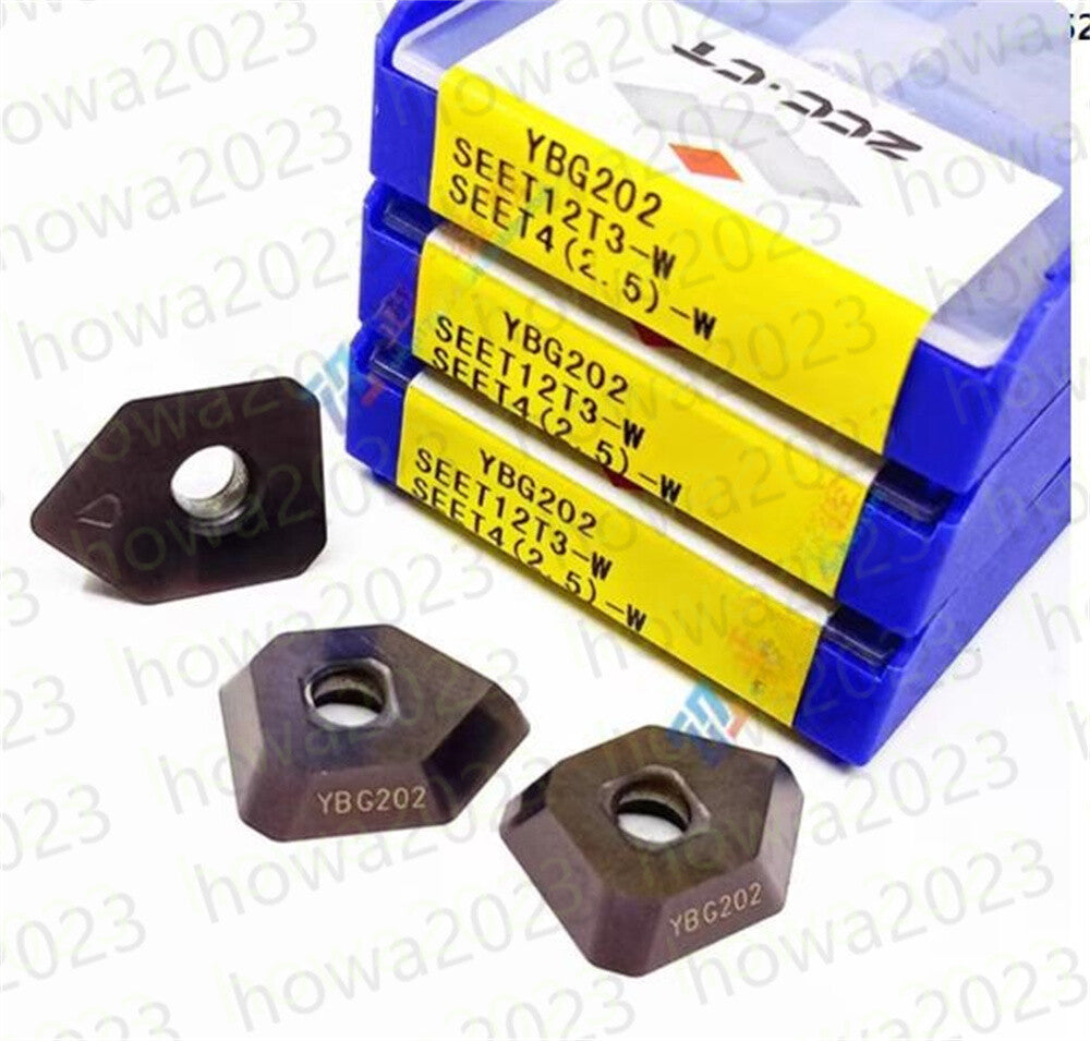 10pieces/Box ZCC.CT SEET12T3-W YBG202 SEET42.5-W P10-P30 Blade Carbide Insert