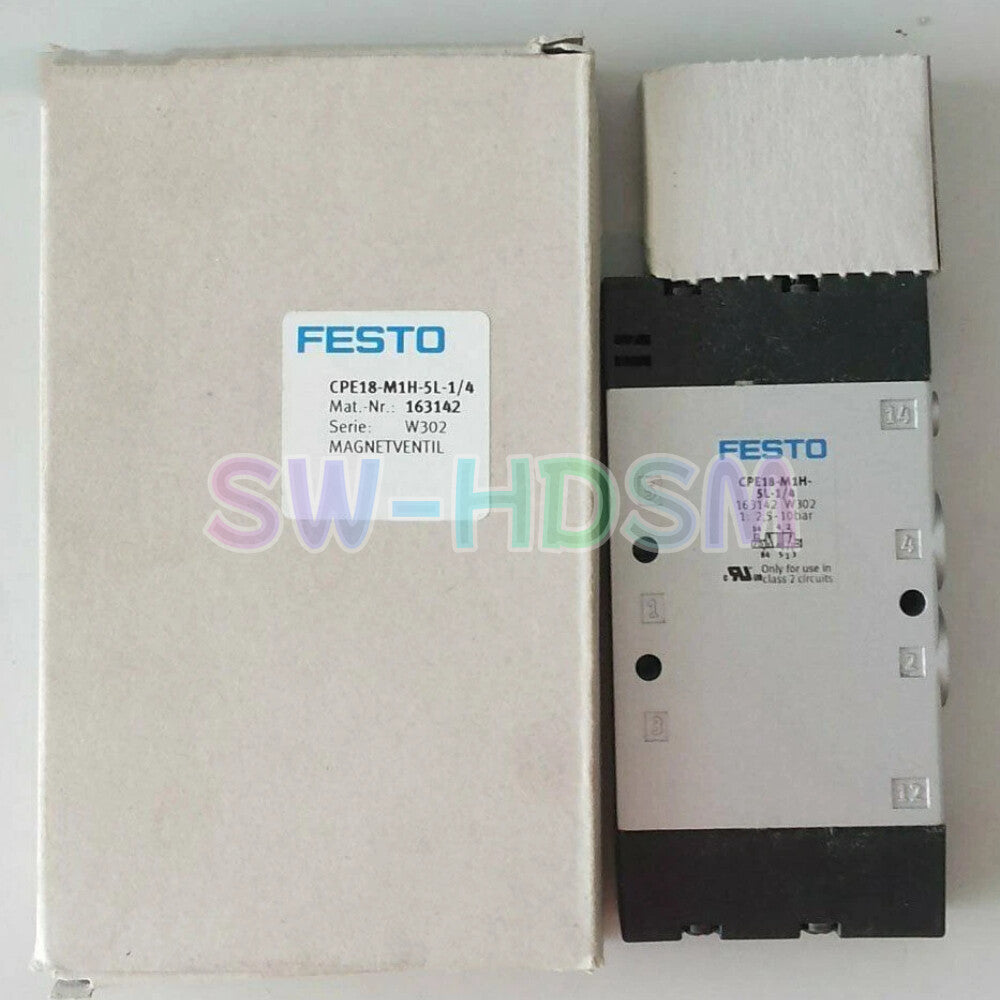 1PCS  For FESTO CPE18-M1H-5L-1/4 163142 Solenoid Valve freight free