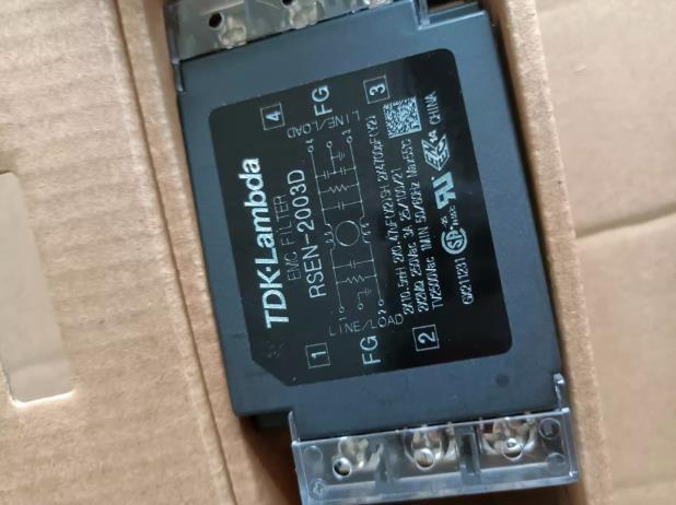 1PC  TDK-Lambda EMC Power Filter RSEN-2003D 3A 250V Single Phase Rail