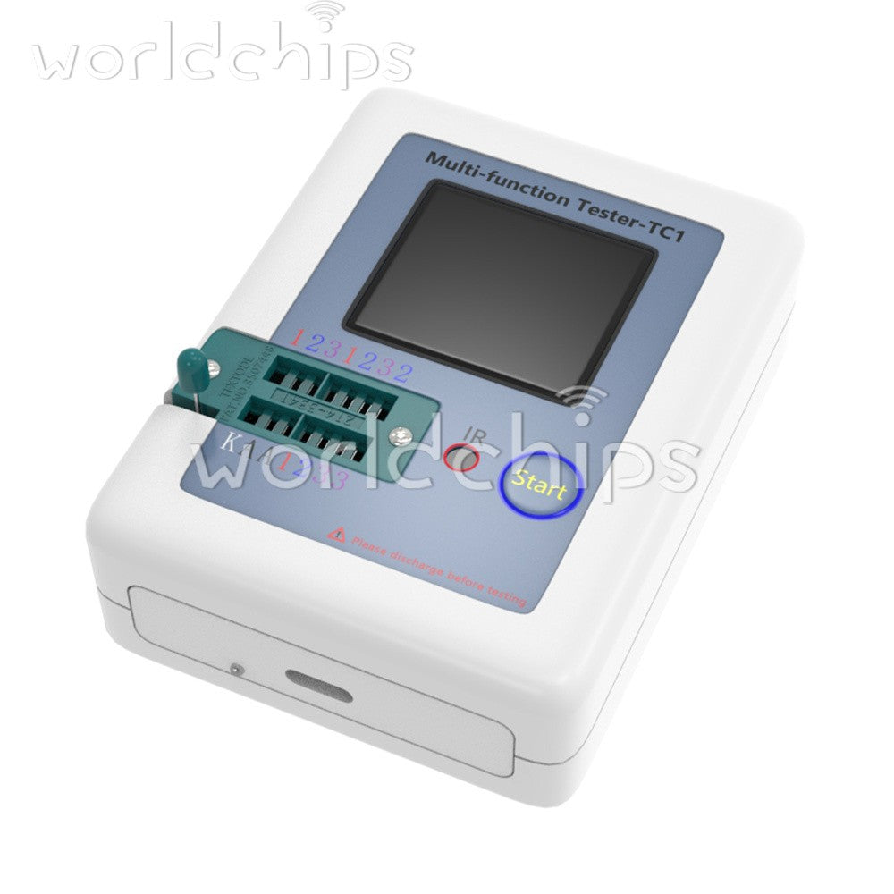 LCR-TC1 1.8" TFT LCD Transistor Tester Diode Triode Capacitor Resistor Meter U-S