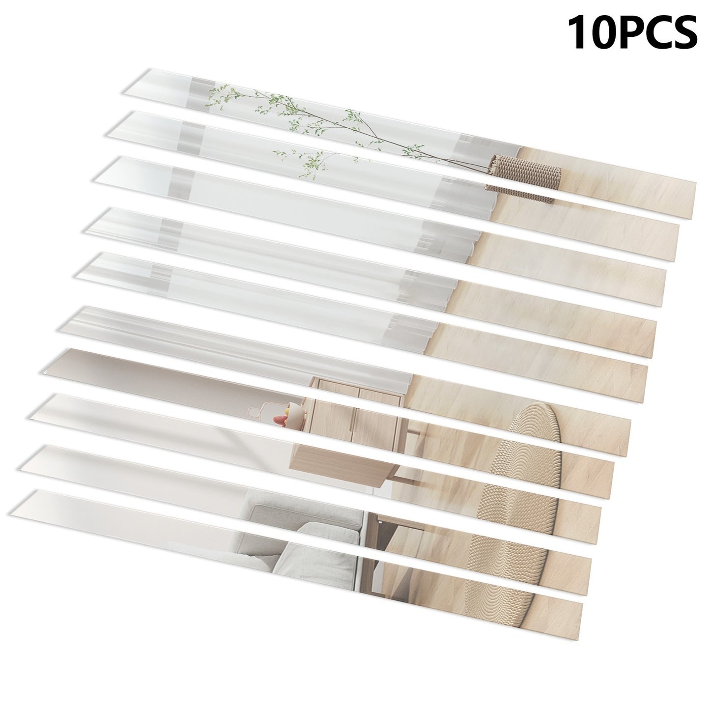 High Quality Wall Sticker Dining Room Living Room Long Strip Acrylic Bedroom