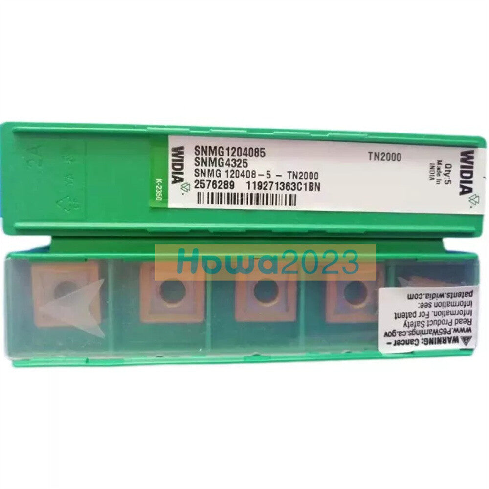 5Pcs/BOX WIDIA SNMG120408-5 TN2000 WNMG4325 Turning Blade Carbide Inserts