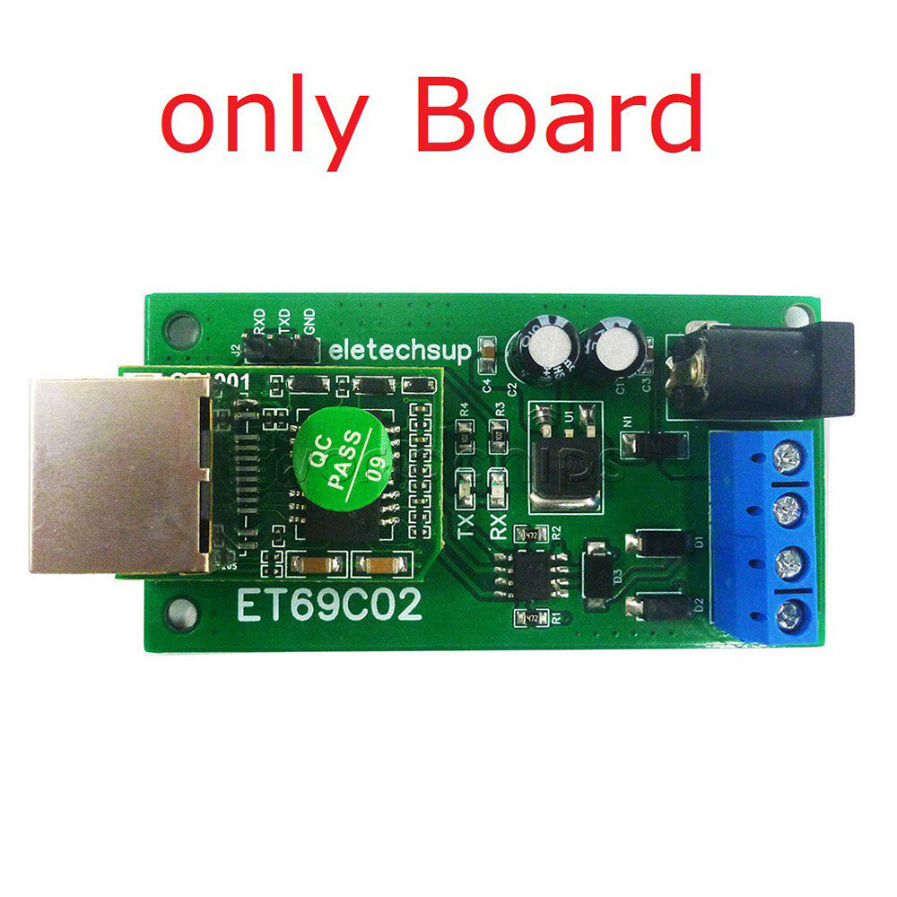 RS485 to Ethernet TCP/IP Converter MQTT Modbus RTU Module With Rails