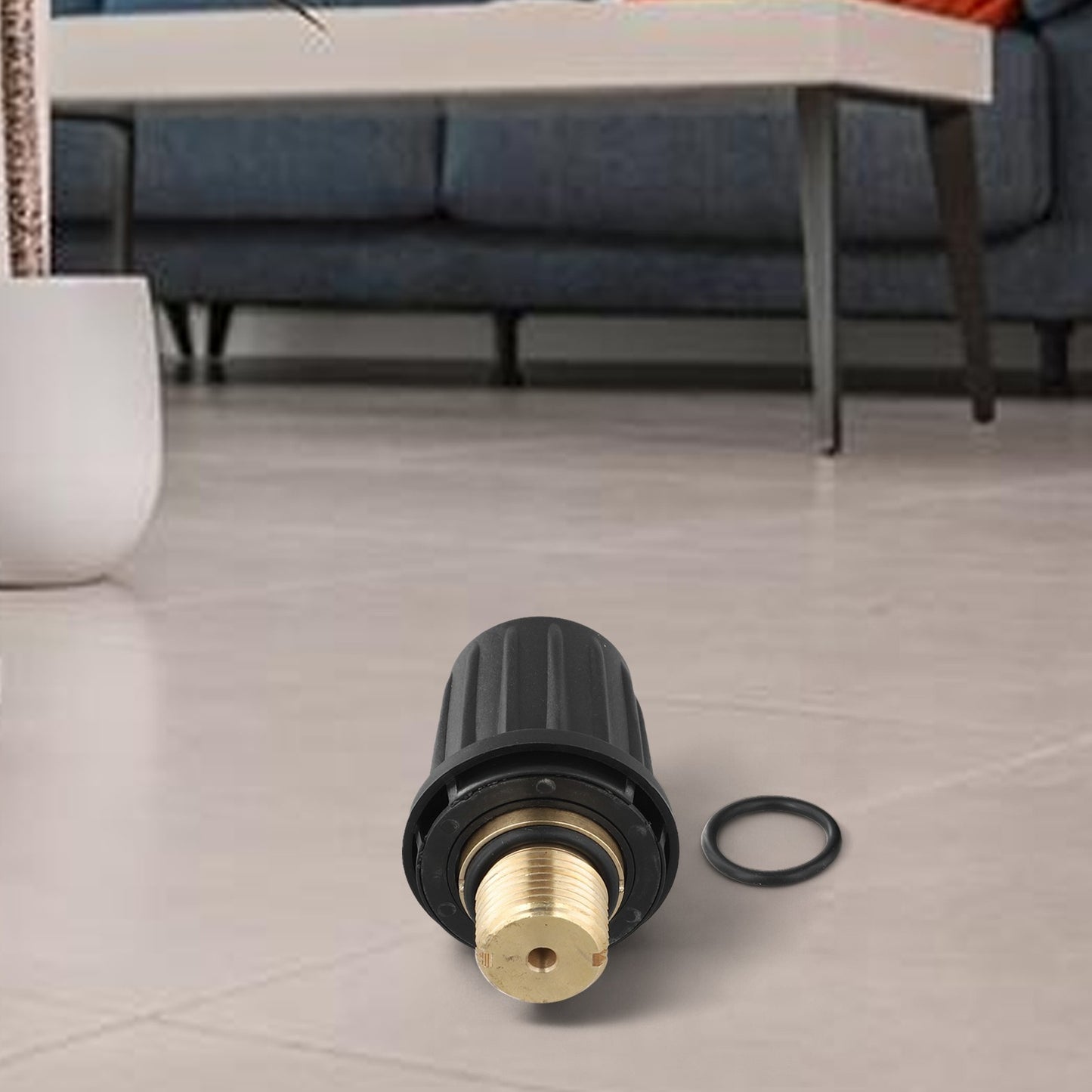 Steam Cleaning Accessory Safety Valve Cap Black O-Ring For Karcher Models