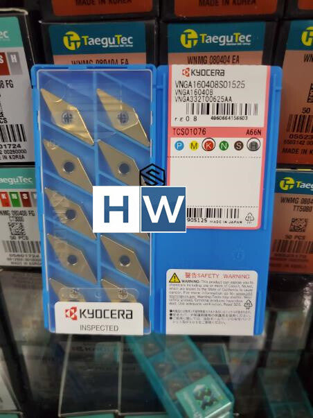 Box/10PCS Kyocera CNC Blade Turning Vehicles VNGA160404S01525 A66N