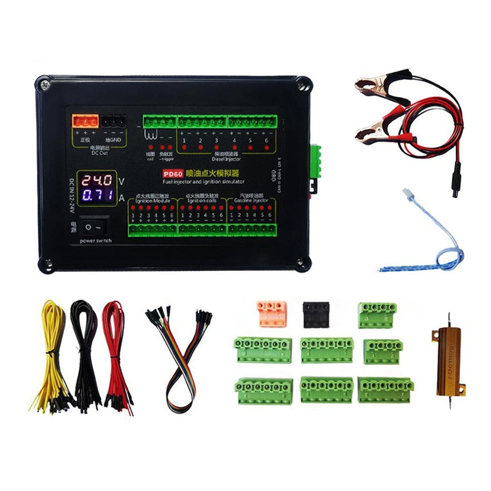 Professional PD60 Simulator for Injector and Ignition Coil Maintenance