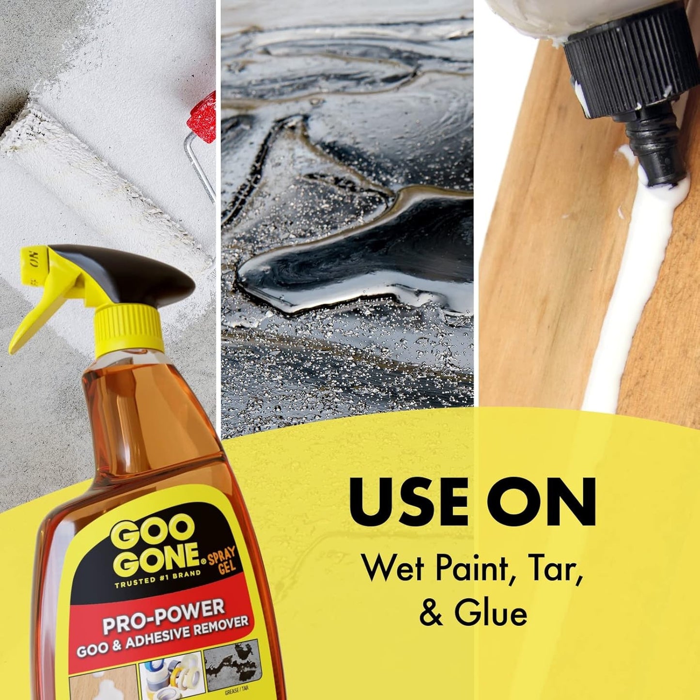 Pro-Power Spray Gel Adhesive Remover - Surface Safe, Great Cleaner, No Harsh Odo