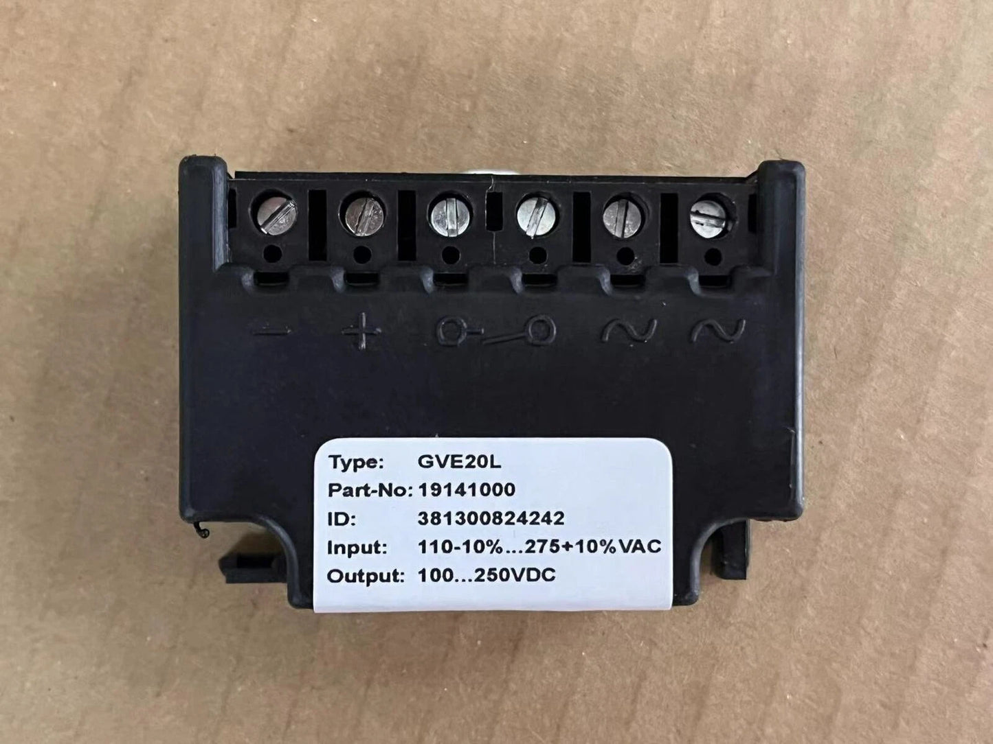 GVE20L  AC 110-275V DC 100-250VDC full wave motor brake rectifier