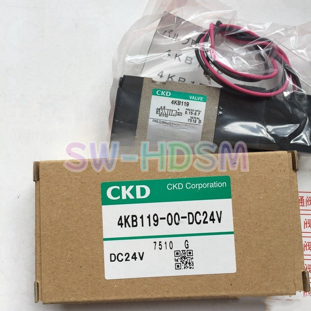 1PCS   for CKD Solenoid Valve 4KB119-00-DC24V Freight Free