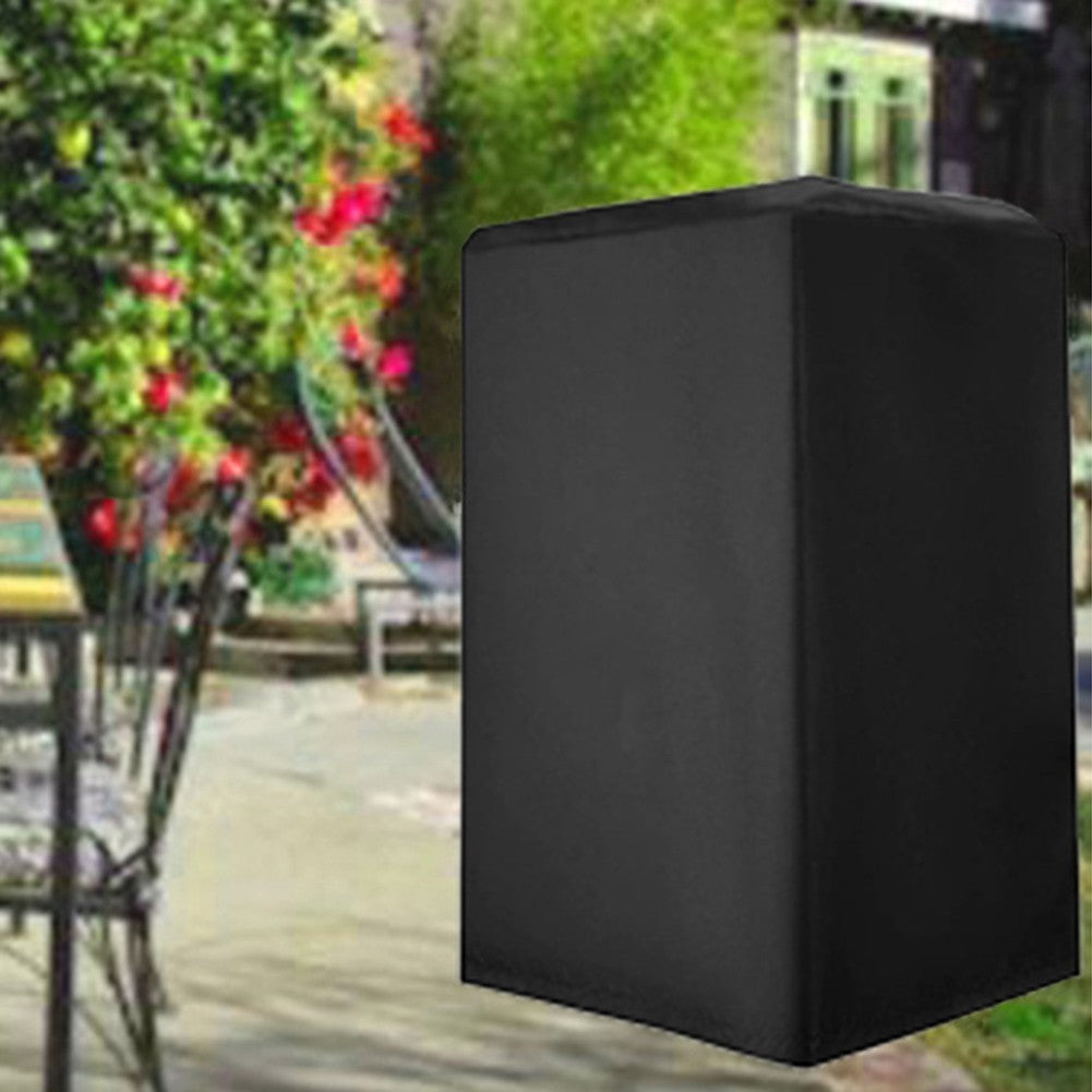 Black Cloth Cover for Powered Upright Speakers Waterproof and Dust Protection