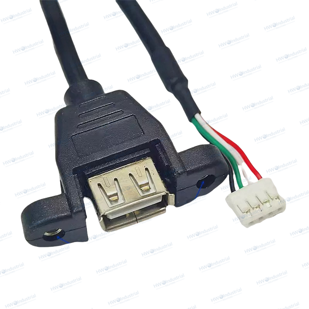 5Pcs PH2.0/4P Terminal Cable To USB Adapter Cable Extension USB Female To PH2.0