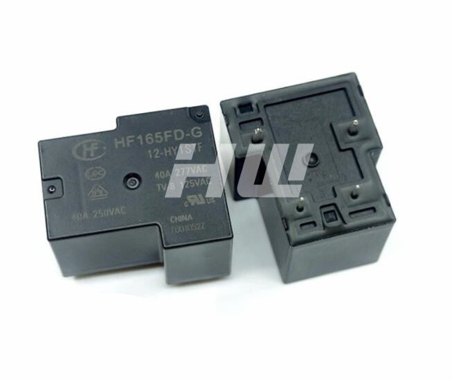 4Pcs  HF165FD-G-12-HY1STF Set of Normally Open 4-pin 40A 277VAC Relay DC12V