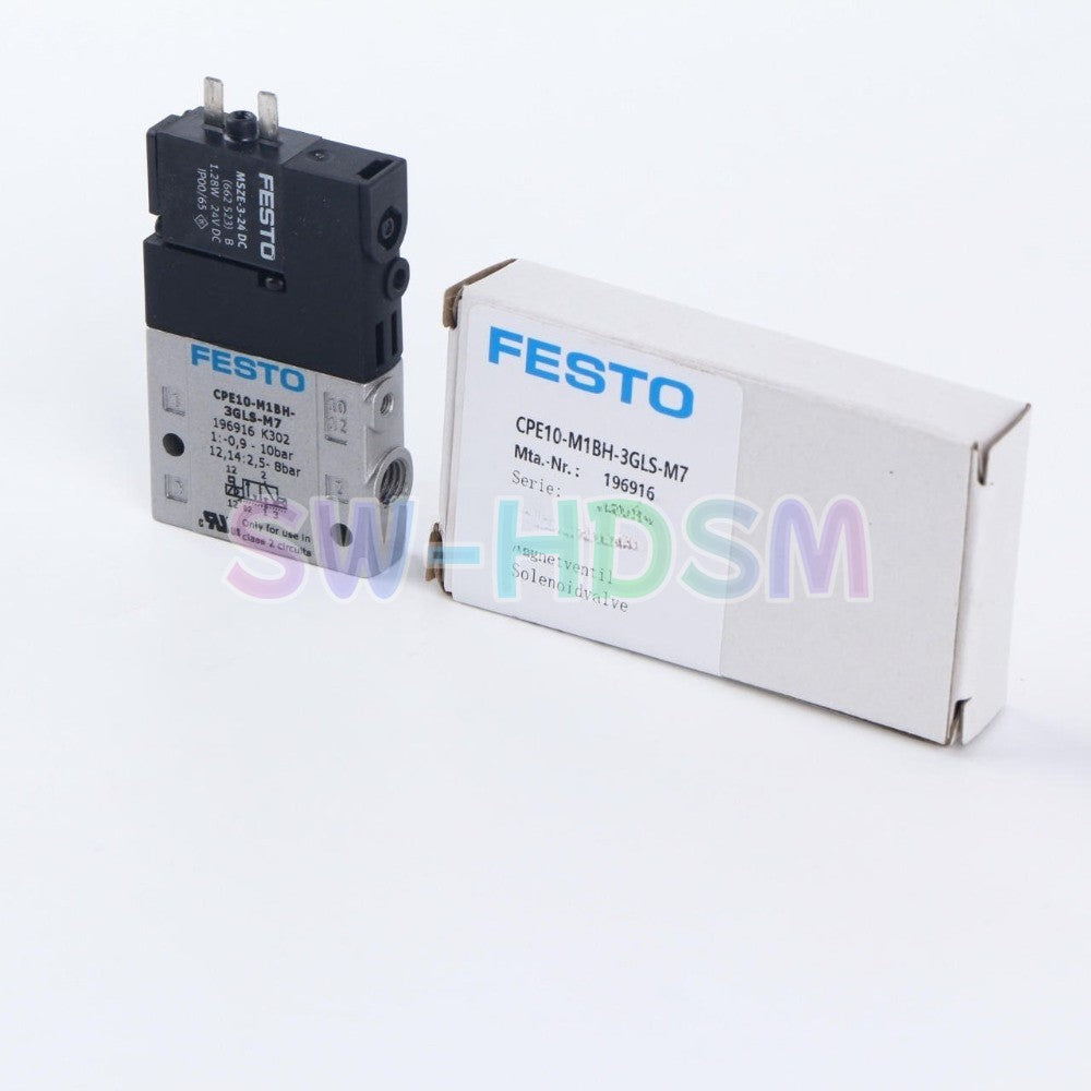 1PCS  for FESTO CPE10-M1BH-3GLS-M7 196916 Solenoid Valve Freight Free