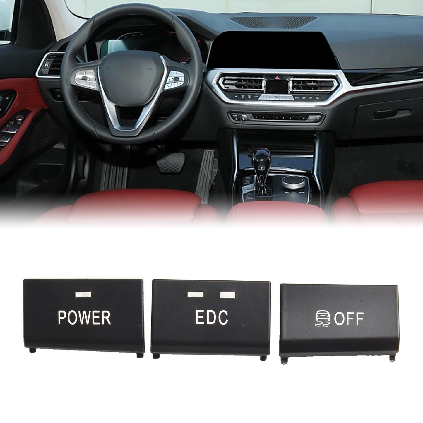 Direct Replacement Centre Console Buttons Compatible with For BMW Models