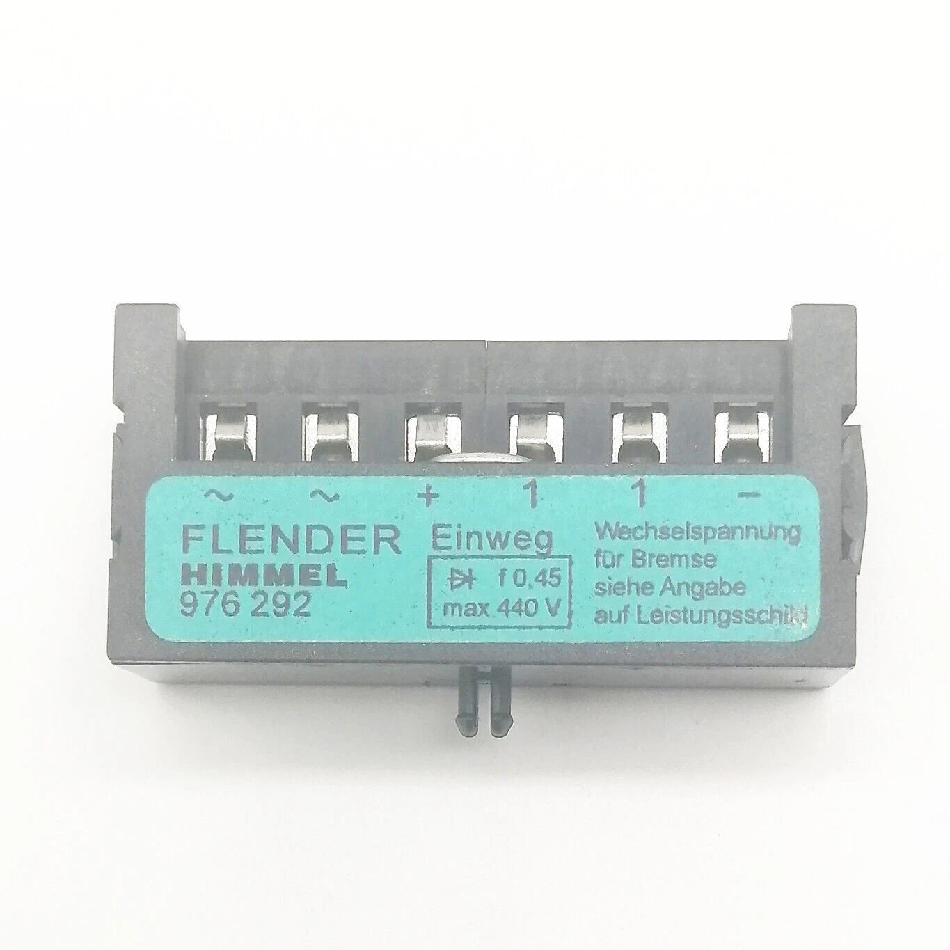1x FLENDER 976292 440V f 0.45 976 292 Rectifier module HIMMEL Einweg