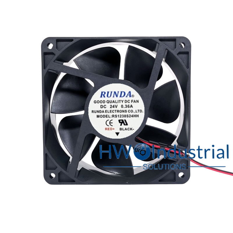RUNDA RS1238S24HH 24V 0.36A 12CM 12038 Inverter Silent Cooling Fan