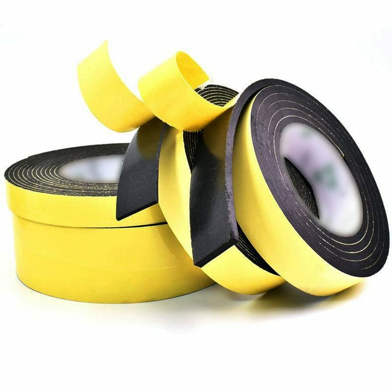 5M EVA Adhesive Tape Window Door Seal Car Noise Reduction Seal Bumper Strip Kit