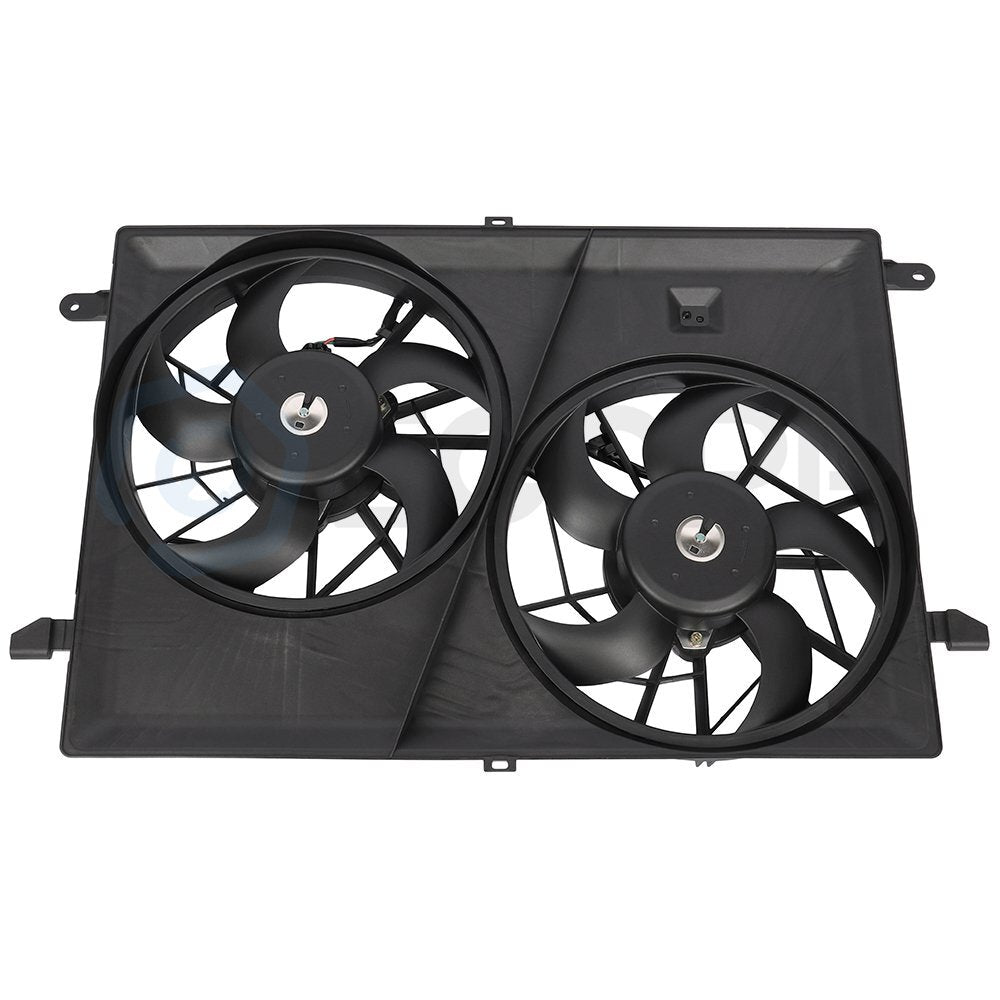 Radiator Cooling Fan Kit For 2009-2017 Chevrolet Traverse 2007-2016 GMC Acadia