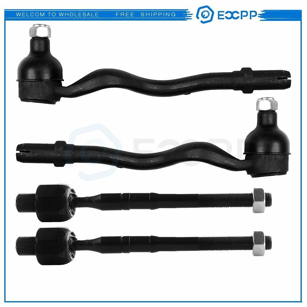 4Pcs Front Tie Rod End For 99-08 BMW 320i 323Ci 325i 328Ci 328i 330Ci 330i EV441