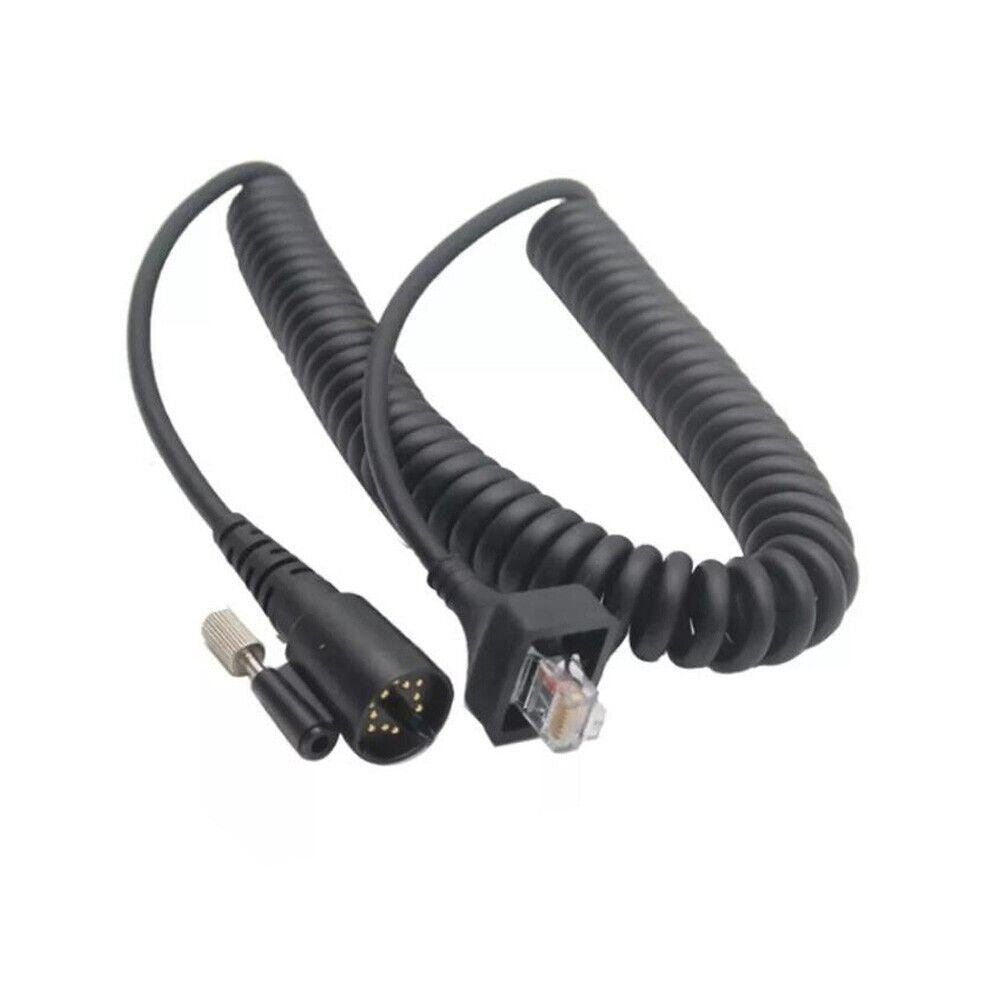 2PCS KMC-27 Microphone Cable For KENWOOD TK-690 TK-790 TK-890 TK-5710 TK-5810