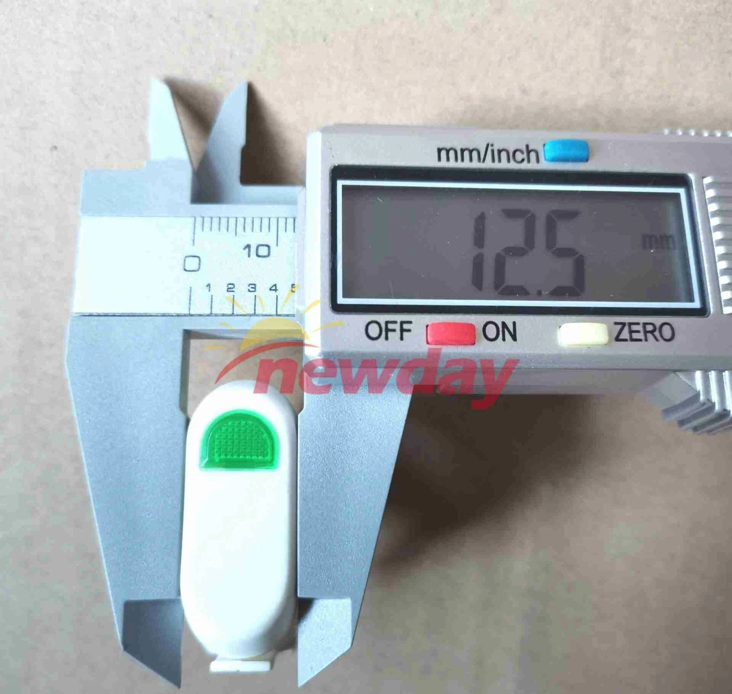 2PC DEFOND white Rocker switch DRX-1112 8A 250V   green Lamp 3 pin 2 positions