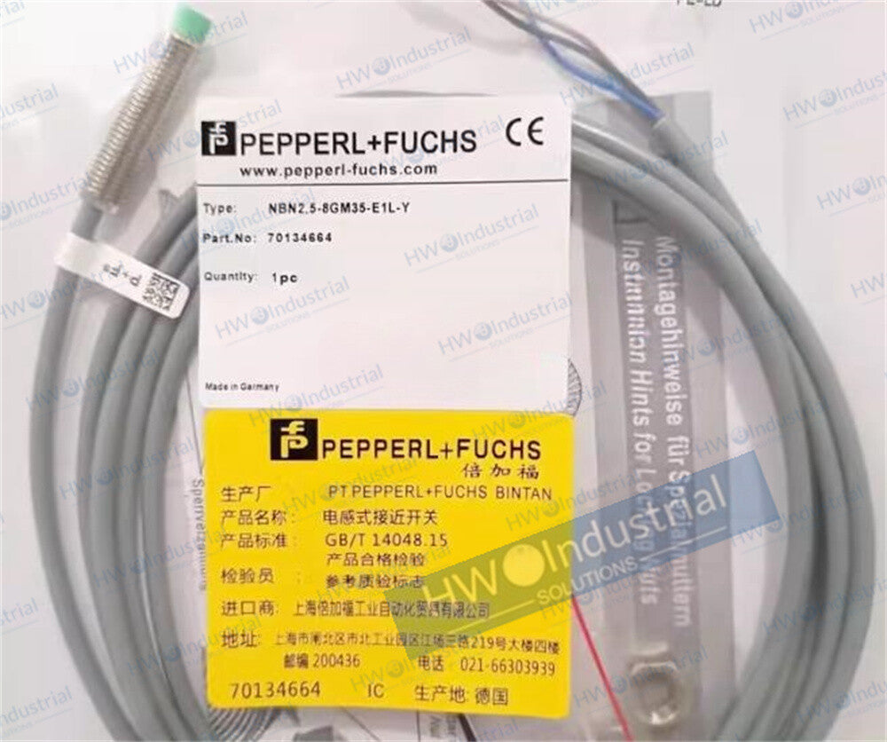 1/piece NBN2.5-8GM35-E1L-Y Inductive Sensor for P+ F Proximity Switch