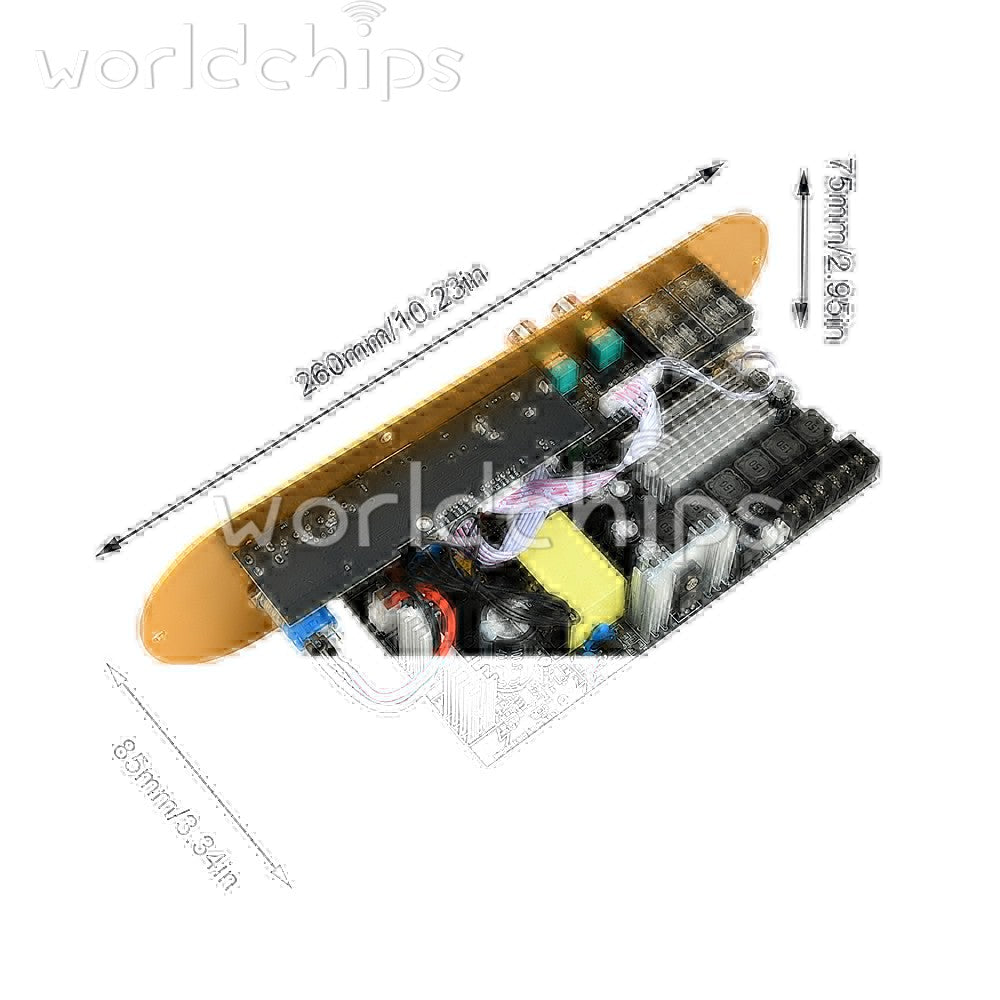 D900 Amplifier Board 2.1 Channel BLE5.0 Digital Amp Board Adjustable Bass Treble