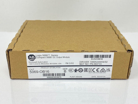 2023 Sealed For Allen-Bradley 5069-OB16 Ser B Compact 5000 DC Output Module