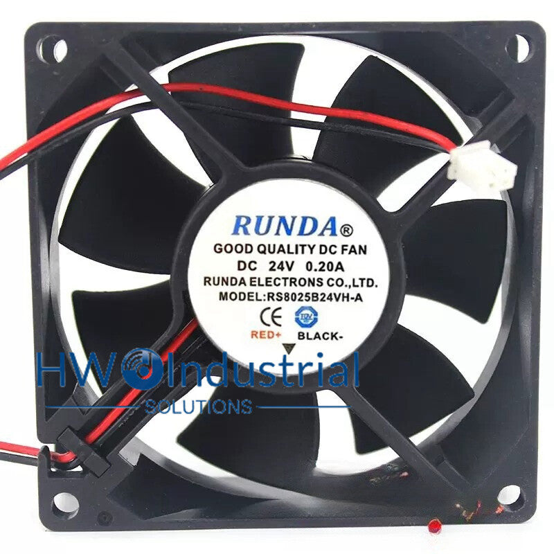 RUNDA RSH8025B24N45A DC24V 0.20A 8CM CPU Power Supply Inverter Cooling Fan