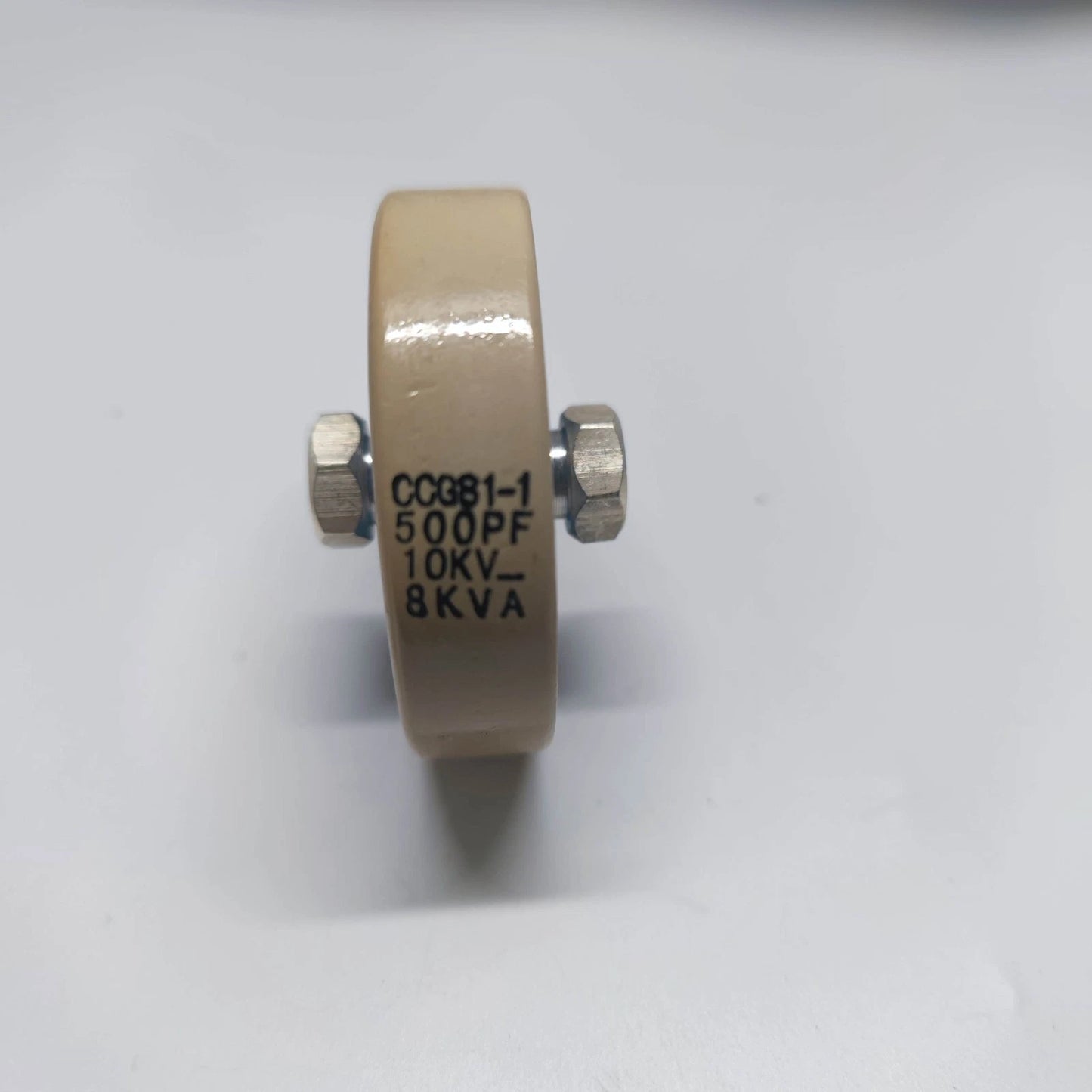 1X CCG81-1U 500PF-K 10KV 8KVA for High Frequency / Voltage Ceramic Capacitor M6