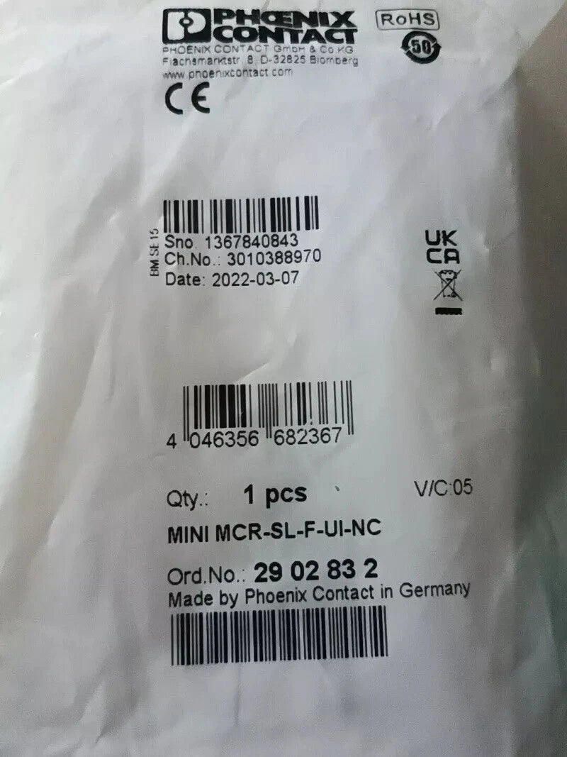 Phoenix Contact MINI MCR-SL-F-UI-NC 2902832 Isolator #P