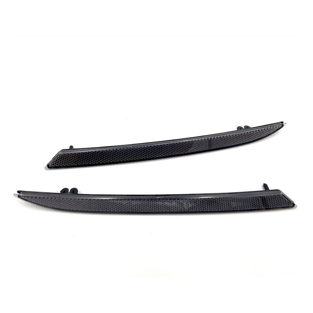 Black Smoked Lens Rear Bumper Reflector Lenses For Ford For Mustang 2018 -2022