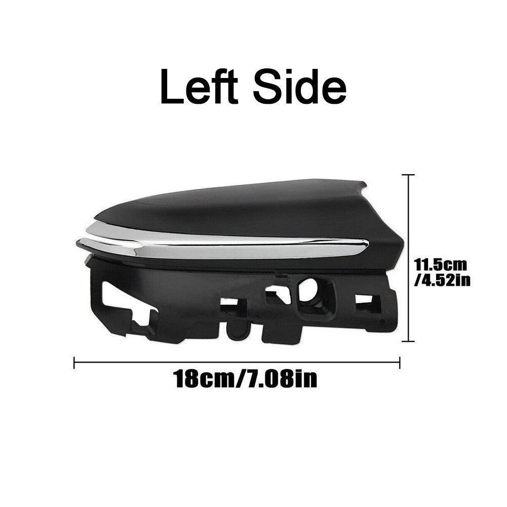Left Side Rearview Mirror Bottom Cover w/ Trim For Toyota For Camry 2018-2023
