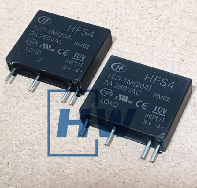 5Pcs  HF Air Conditioning Fan Relay HFS4 12D-1M 2A250VAC 4-pin