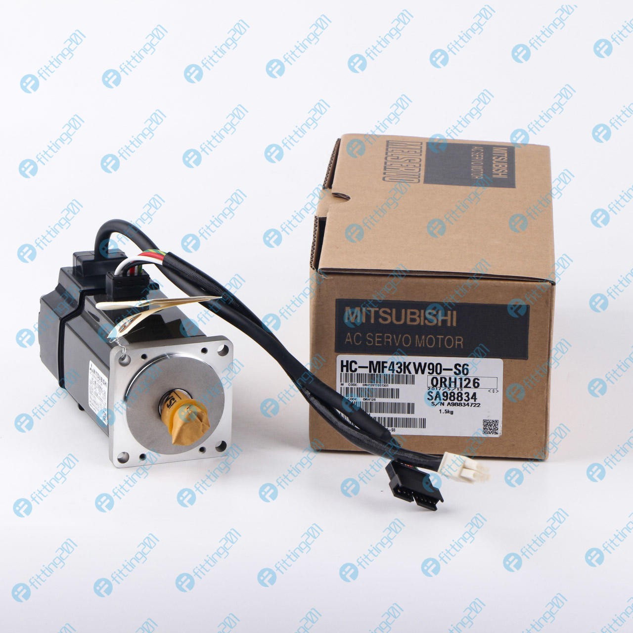 1PCS  MITSUBISHI AC SERVO MOTOR HC-MF43KW90-S6 Fast delivery