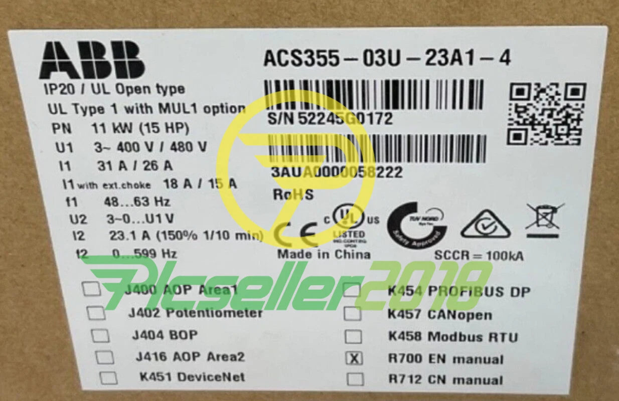1 PC ACS355-03U-23A1-4  ABB Frequency Converter Fast delivery