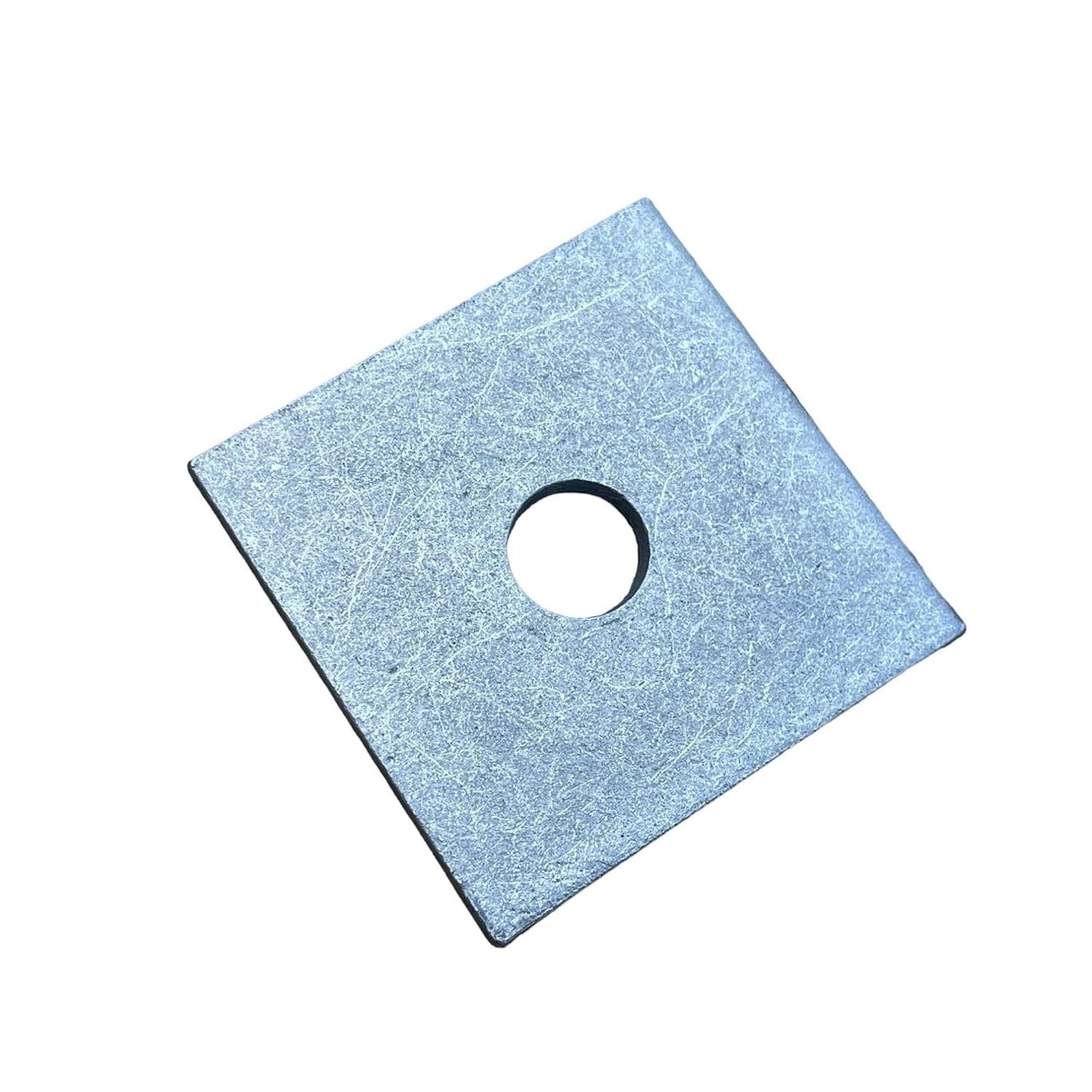 3"x3" Galvanized Square Plate Washers - 5/8" ID, 6 Gauge Steel, 30 Pack