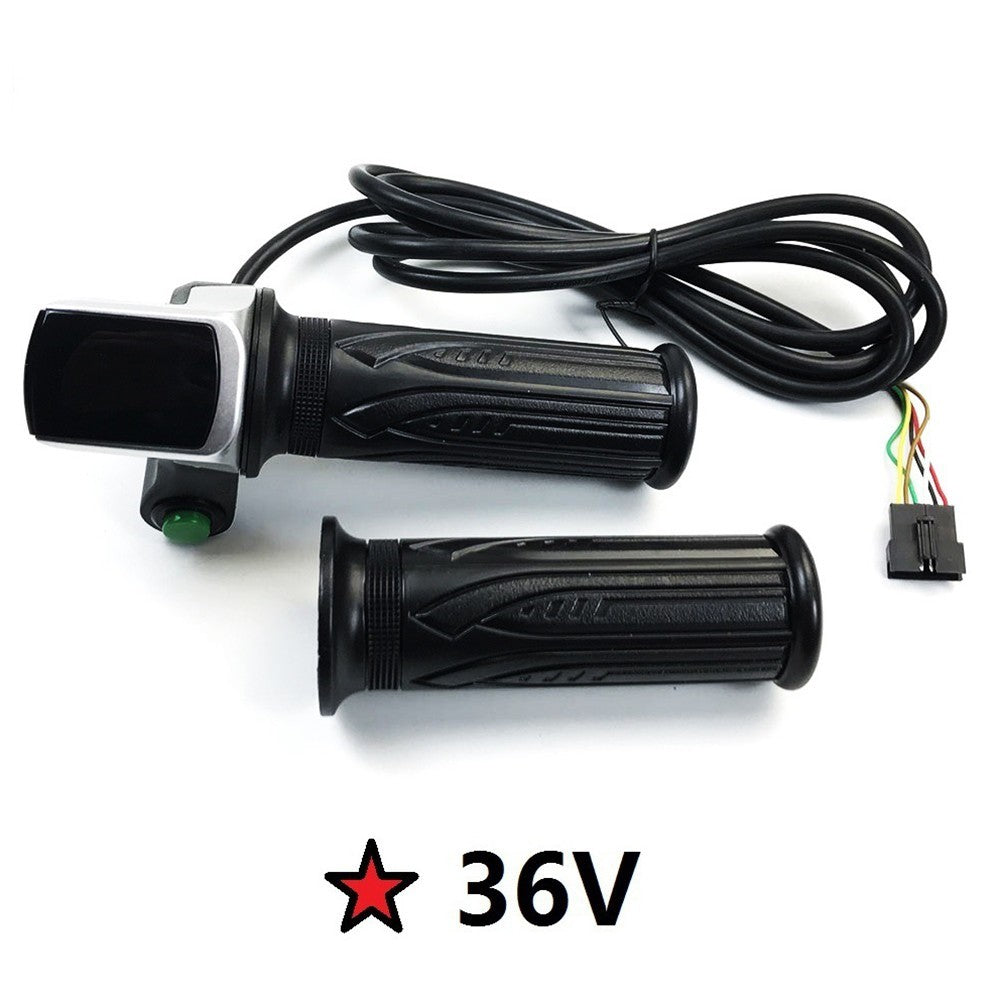 Throttle Handle Handlebar Grip Biking Outdoor 6 Wire ABS+Rubber About 300g