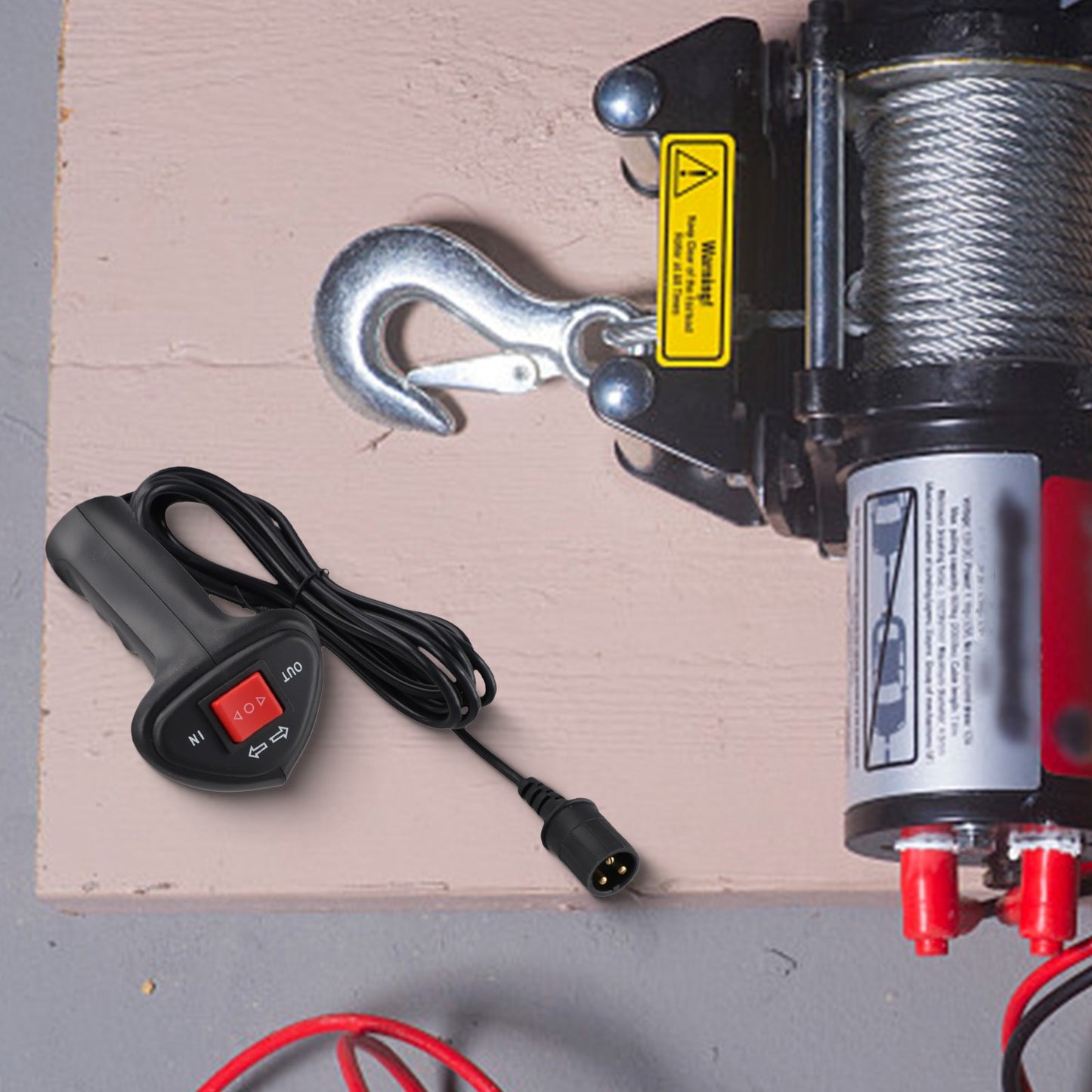 Wired Remote Switch Kit for Smooth Operation of Off Road Electric Winches