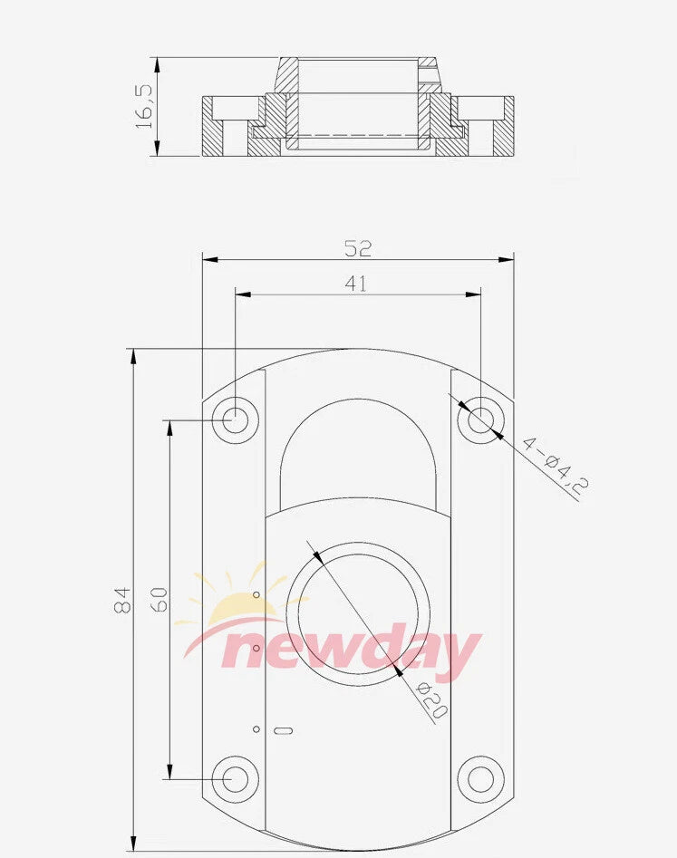 1PC Vinyl record player SME conversion arm LP phono special arm base hole 20mm