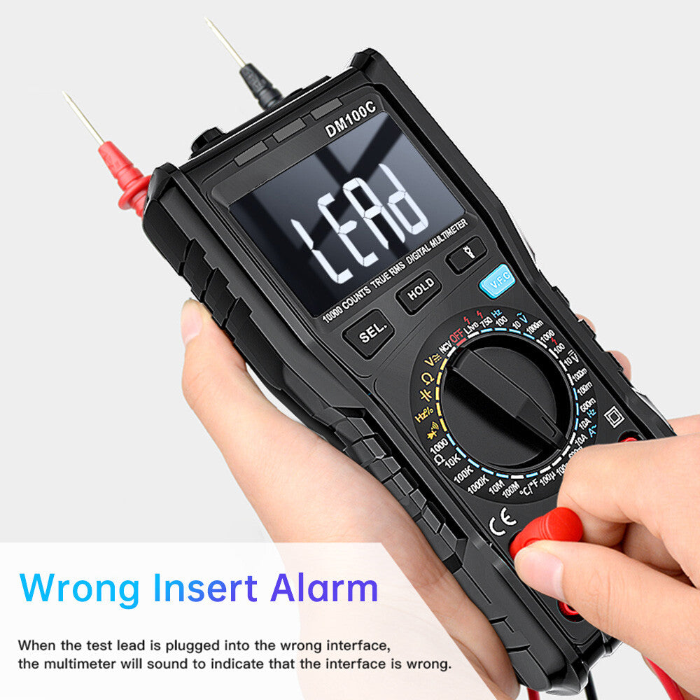 DM100C VFC Frequency Change Meter AC/DC Voltage Current Multimeter 10000 Count